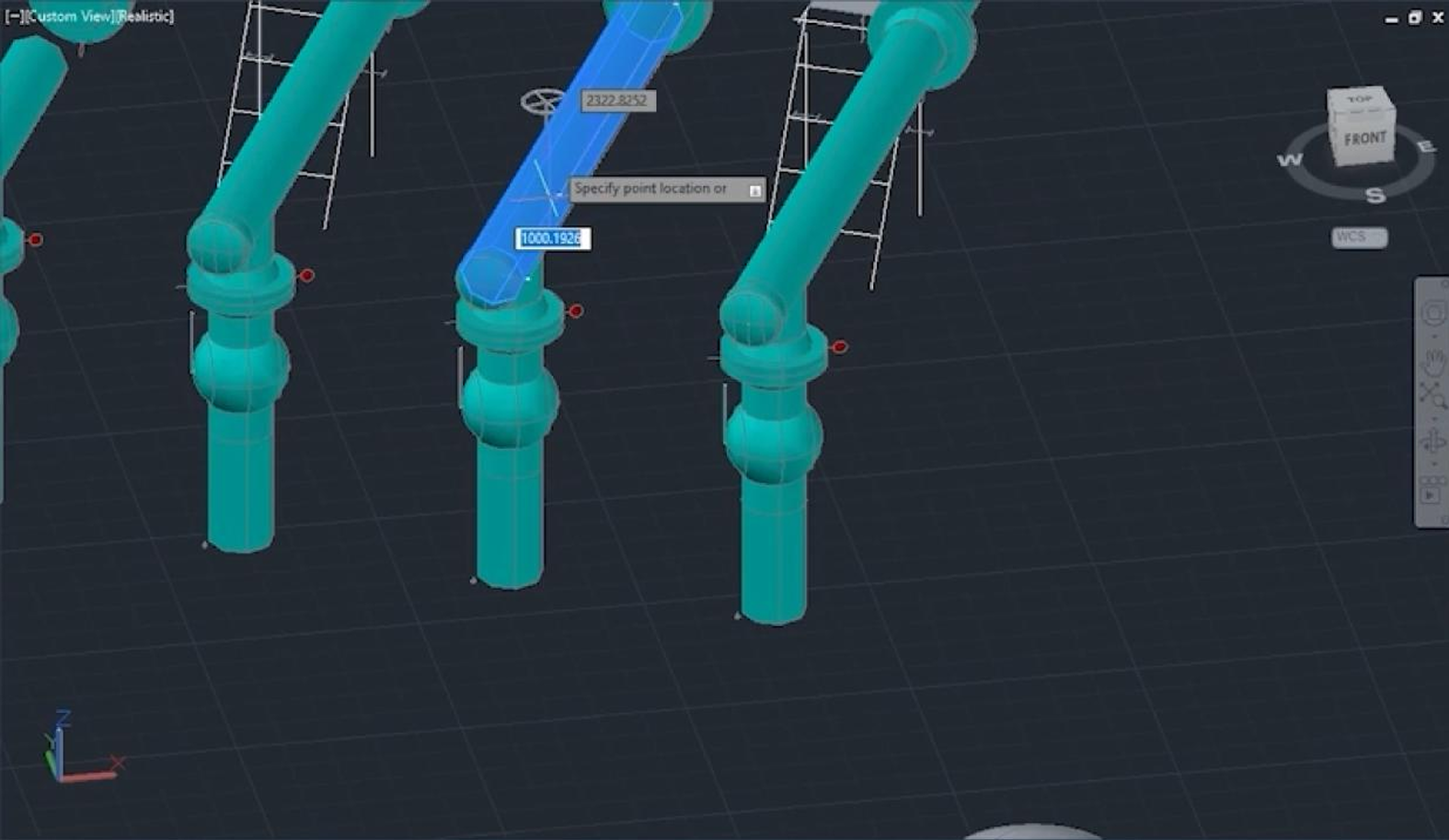 Adición precisa de componentes sobre modelo volumétrico digitalizado.